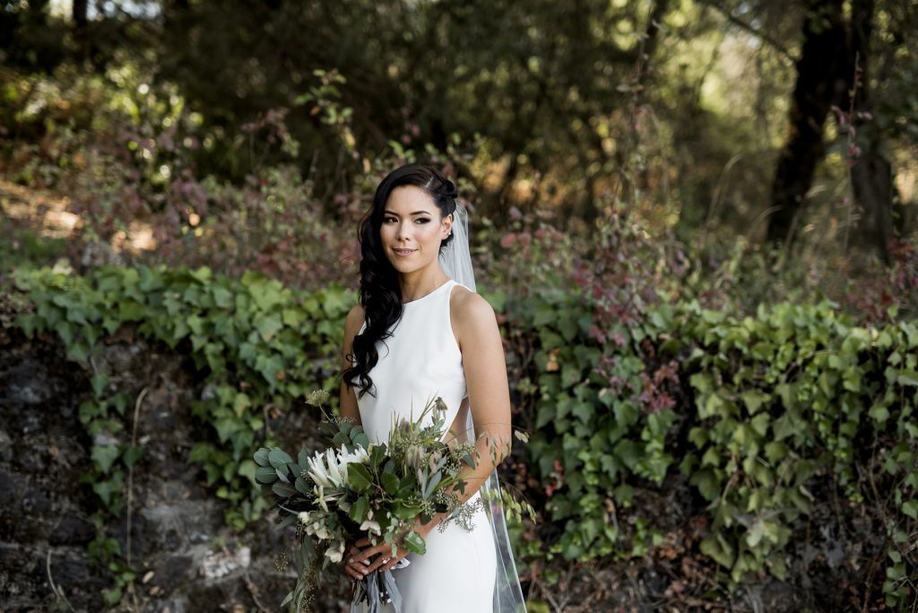 modern bridal style with a sarah seven gown